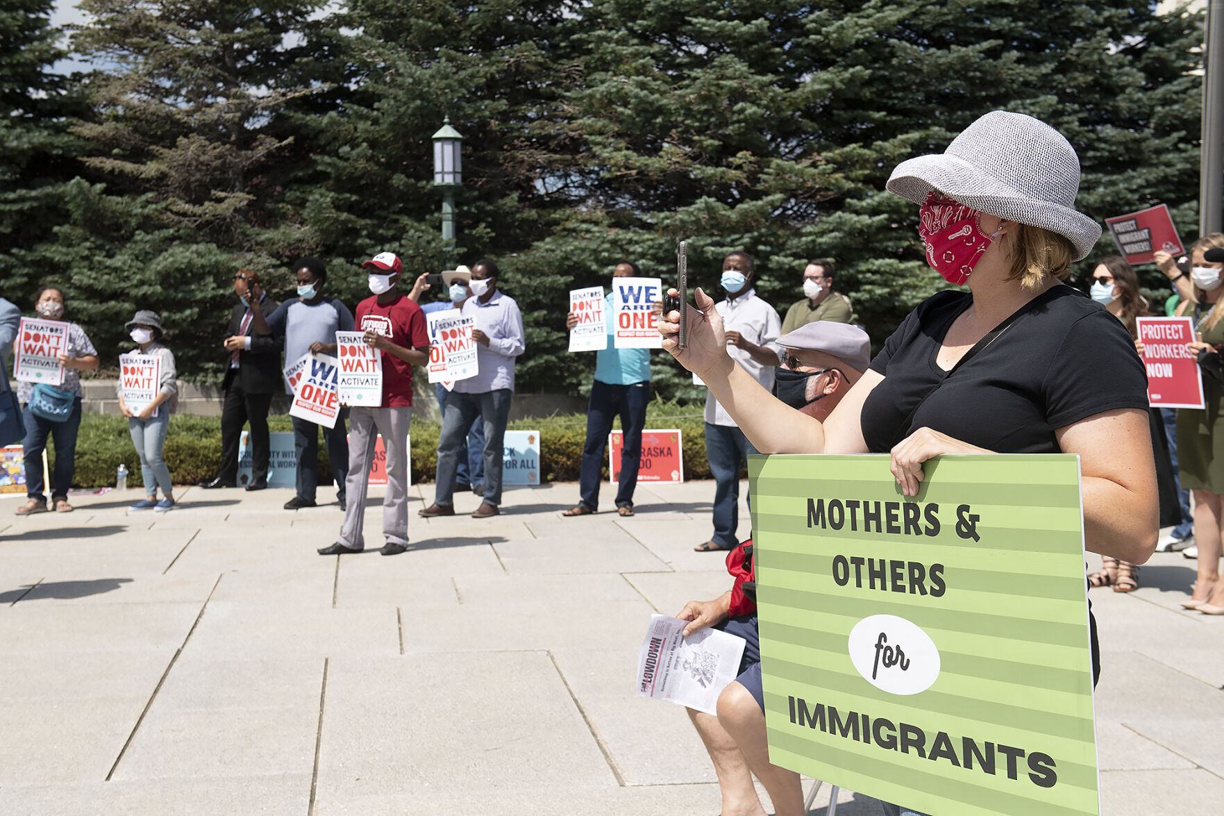 Meatpacking workers rally